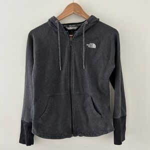 The North Face‎ Full Zip-up Women's Hoodie Grey Size S Sporty Classic Pockets